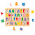 Пазл мозаика Весёлая азбука Алфавит Step puzzle 89004